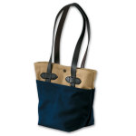 Filson SM Navy/Tan Canvas Tote Bag FIL-70084-NT