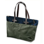 Filson LG Navy/Otter Green Zip Tote FIL-70086-YO