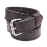 Filson 42 Brown/Stainless 1.25" Double Belt 63205198218