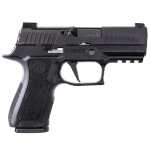 Sig Sauer P320, Like New Demo 9MM, 3.6IN, X-SERIES, BLK, STRIKER, X-RAY 3 W/ R2 NS PLATE, MOD POLY X GRIP 10RD MAG, RAIL 320XC-9-BXR3-R2-10