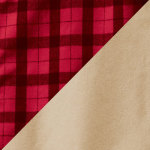 Filson XS Tan Alaskan Red Plaid Lined Jac-Shirt 10431-TS