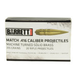 Barrett .416 Bullets Turned Brass VLD 41613