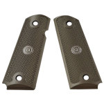 Guncrafter Aluma-Grips OD/Gray Slim Gov w/ GI logo GI-AG-G-004