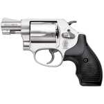 Smith & Wesson 163050 637 Airweight Single/Double 38 Special 1.875" 5 Black Synthetic Stainless