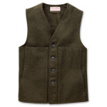 Filson 44 Green Mackinaw Wool Vest 10055