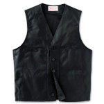 Filson 38 Black Oil Tin Cloth Vest FIL-10265-BL