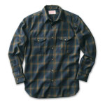 Filson Mens XS Diablo Blue Wool Guide Shirt 10395-DU