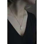 Alex Sepkus 18K, Sapphire and Diamond "Candy" Cross Necklace