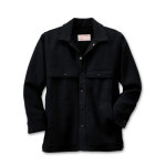 Filson SM Black Wool Cape Coat FIL-10048-BL