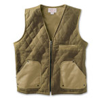 Filson SM Tan Queets Quilted Vest FIL-10188-TN
