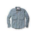 Filson Angler Shirt Aspen Blue Plaid XL 10604