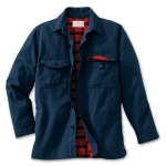Filson XS Navy Multi LINED JAC-SHIRT 10431-RN