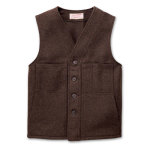 Filson Xlong Mackinaw Vest Brown 42 10056