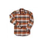 Filson Vintage Flannel Work Shirt Brown Buffalo SM 10689|10689974102