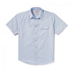 Filson Filson'S S/S Feather Cloth Shirt LightBlue XL FCO-004271 FIL-10807-LightBlue-XL|FIL-10807-LightBlue-XL