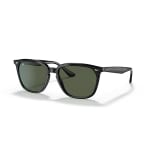 Ray-Ban Black Dark Green 0RB4362-6017155