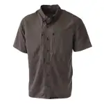 Pnuma Outdoors Short Sleeve Shooting Shirt, Graphite Gray Color 3XL PSSSSPXXX
