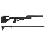 Remington 700P 5R 308 Win with Accuracy International AX Chassis - 13" forend tube BLACK
