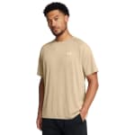 Under Armour Men's Tech Shortsleeve City Khaki/White Textured Shirt 1382796-30000 - Main Image