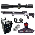 JTS Airacuda PRS MAX .30 Air Rifle w/ 3.25g Pellets, Athlon Argos HMR Scope & Mount, 6200psi Compressor, Spudz Cleaning Cloth JAGPRSM30S-KIT-134-2140 - Main Image