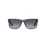 Ray-Ban Justin Transparent Blue Grey Gradient Polar 0RB4165-6596T355