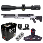 JTS Airacuda PRS MAX .30 Air Rifle w/ 3.25g Pellets, Athlon Argos HMR Scope & Mount, AutoStop Compressor, Spudz Cleaning Cloth JAGPRSM30S-KIT-134-2140 - Main Image