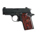 ROSEWOOD, Black Nitron Finish, SLITE Night Sights, Rosewood Grips---Same as Rosewood above, but with 238-380-RG-AMBI