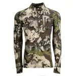 Pnuma Outdoors Merino Wool Base Layer 1/4 Zip Pullover, Caza Camo XL ME-QZ-CZ-XL