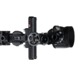 AXCEL Archery LANDSLYDE Slider Picatinny Mount w/AVX-31 Scope Single-Pin .019 Green Fiber Black Bow Sight ALND-P119-3GB