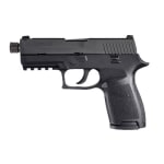 Black Nitron Finish, SLITE Night Sights, Threaded Barrel (13.5x1 LH), 15rd Magazine 250C-9-BSS-TB