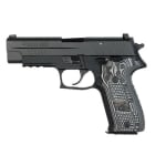 EXTREME, Black Nitron, SRT, Forward Cocking Serrations, SLITE, Hogue Extreme G-10 Grips E26R-40-XTM-BLKGRY