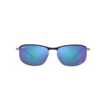 Ray-Ban Blue on Gunmetal Polar Grey Mirror Blue 0RB3671CH-92044L60