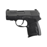 Black Nitron Finish, Diamond Plate Engraving, Re-strike, SLITE Night Sights 290RS-9-BDP