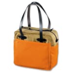 Filson Orange/Tan Zip Top Tote Bag FIL-70088-RT