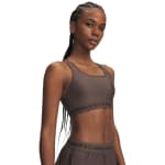 Under Armour Women's Crossback Mid Bra Peppercorn/Kona Brown 1361034-20000 - Main Image