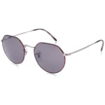 Ray-Ban Jack Matte Havana on Matte Silver Dark Grey 0RB3565-9277B155