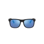 Ray-Ban Junior Justin Rubber Black Blue Mirror Blue 0RJ9069S-70285548