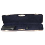 Negrini One Gun Fits all shotguns O/U, SXS, Semi-auto or Pump. Brown with Blue interior. 1607LR-UNI/4711
