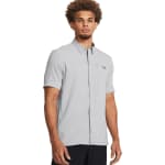Under Armour Men's Fish Pro Hybrid Woven Shortsleeve Mod Gray/Castlerock Shirt 1383571-01100 - Main Image