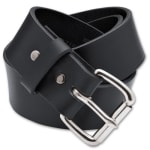 Filson 36 Black/Stainless 1.5" Leather Belt 63202001212
