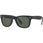Ray-Ban Folding Wayfarer Matte Black G-15 Green 0RB4105-601S50