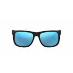 Ray-Ban Justin Rubber Black Blue Flash 0RB4165F-6225558