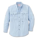 Filson SM Blue Islamorada Fishing Shirt FIL-10379-LB