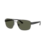 Ray-Ban Gunmetal G-15 Green Polar 0RB3663-0045860