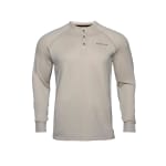 First Lite Men's ThermaGrid Merino Henley Sand XL MBTHNSDXL