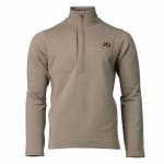 First Lite Men's Rugged Wool Quarter Zip Walnut XL MTRWQWNXL