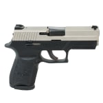 Sig Sauer P250 9mm Compact Nickel, Used: Good condition, UA1237 2509025