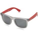 Ray-Ban Junior Justin Rubber Transparent Grey Dark Grey 0RJ9069S-70598748