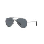 Ray-Ban New Aviator Silver Blue 0RB3625-003R562