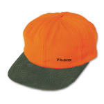 Filson Blaze Orange Shelter Cloth Cap 60073
